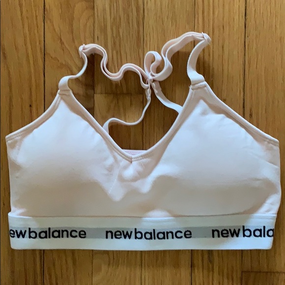 New Balance Other - New Balance pink sports bra Logo Band